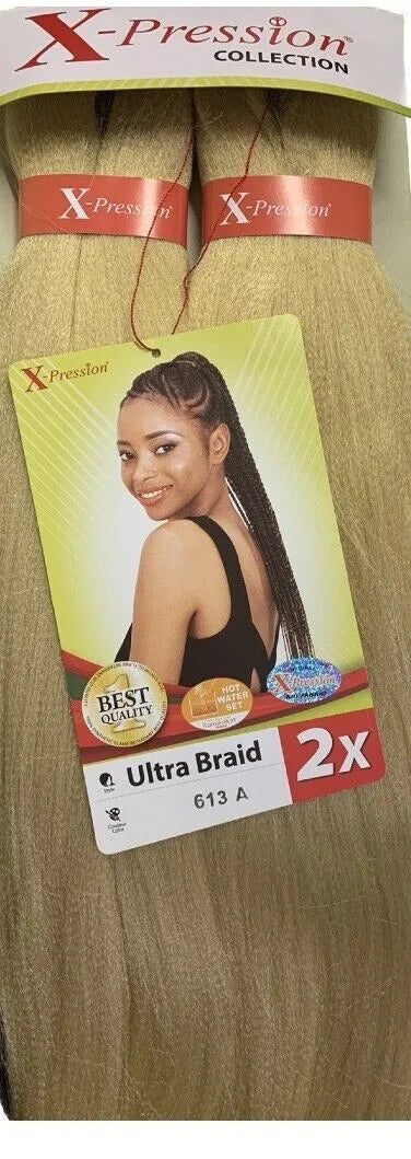 X-pression 2x Braid Pre-Stretched Ultra Braid