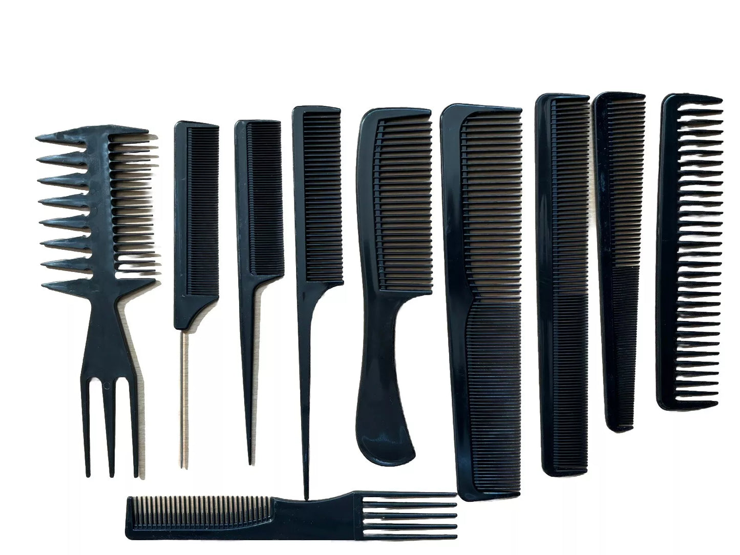 Frisur Kamm Comb Styling Plastik Set 10er