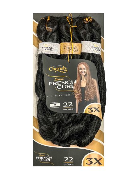 Cherish Bulk - Spiral French Curl 22"