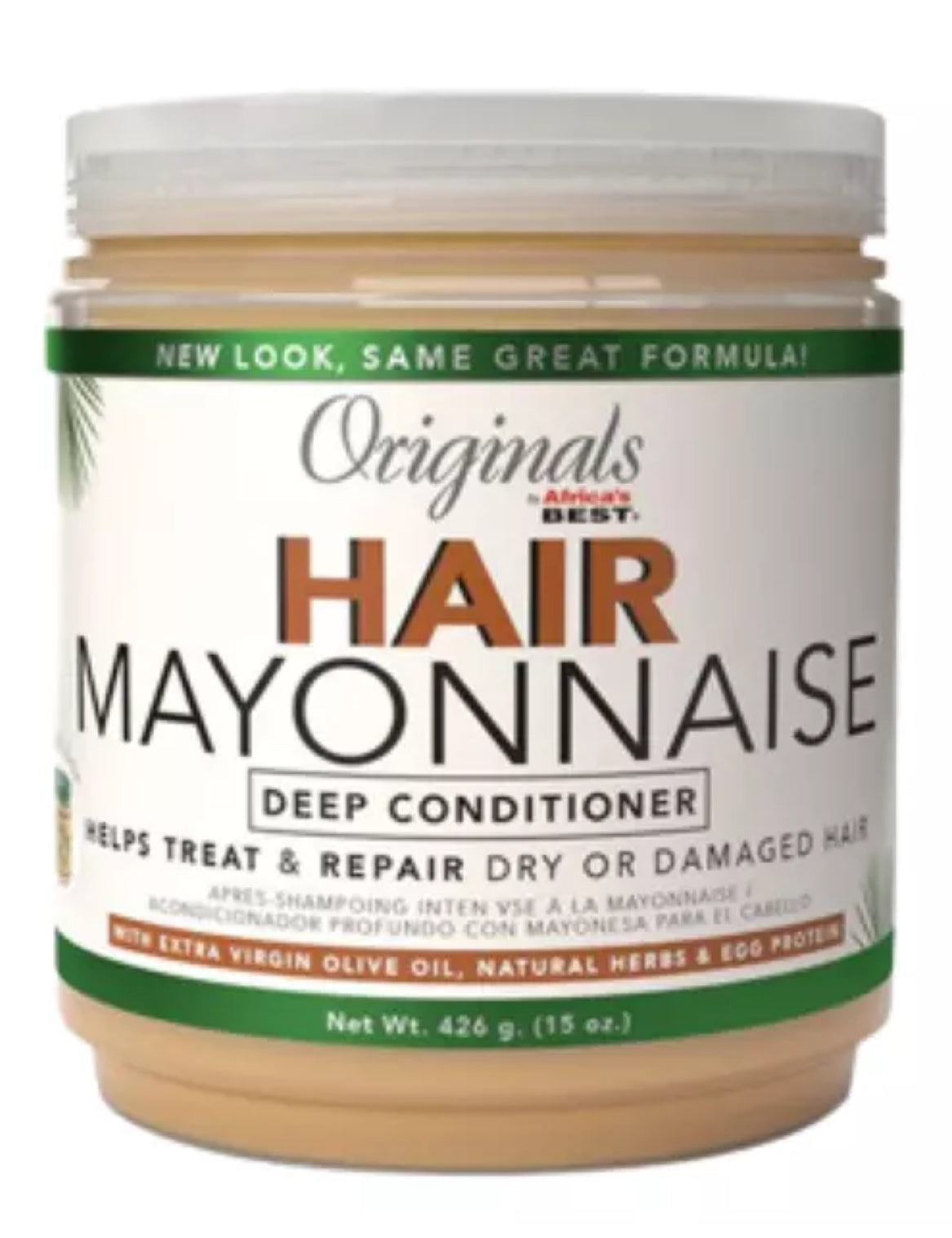 Africa Best Organics Hair Mayonnaise 15oz.