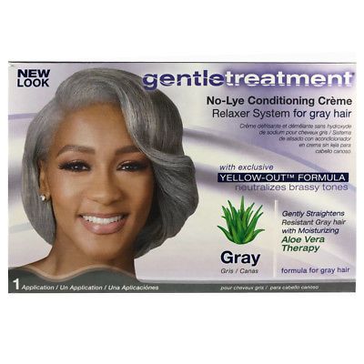 Gentle Treatment Relaxer Kit Gray Hair