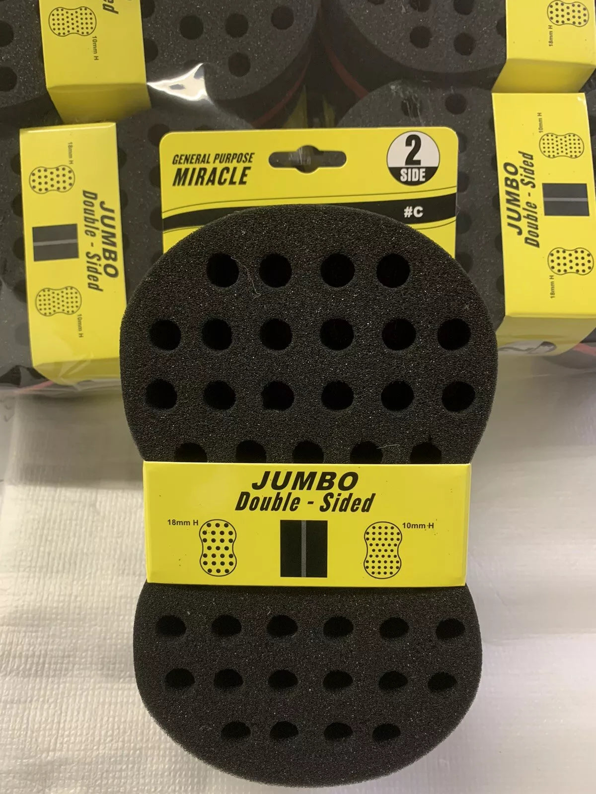 Afro Twist sponge Haarbürste Schwamm Doppelseitige