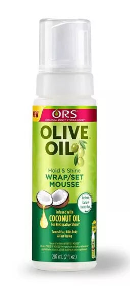ORS Olive Oil Wrap Set Mousse Coconut 207ml