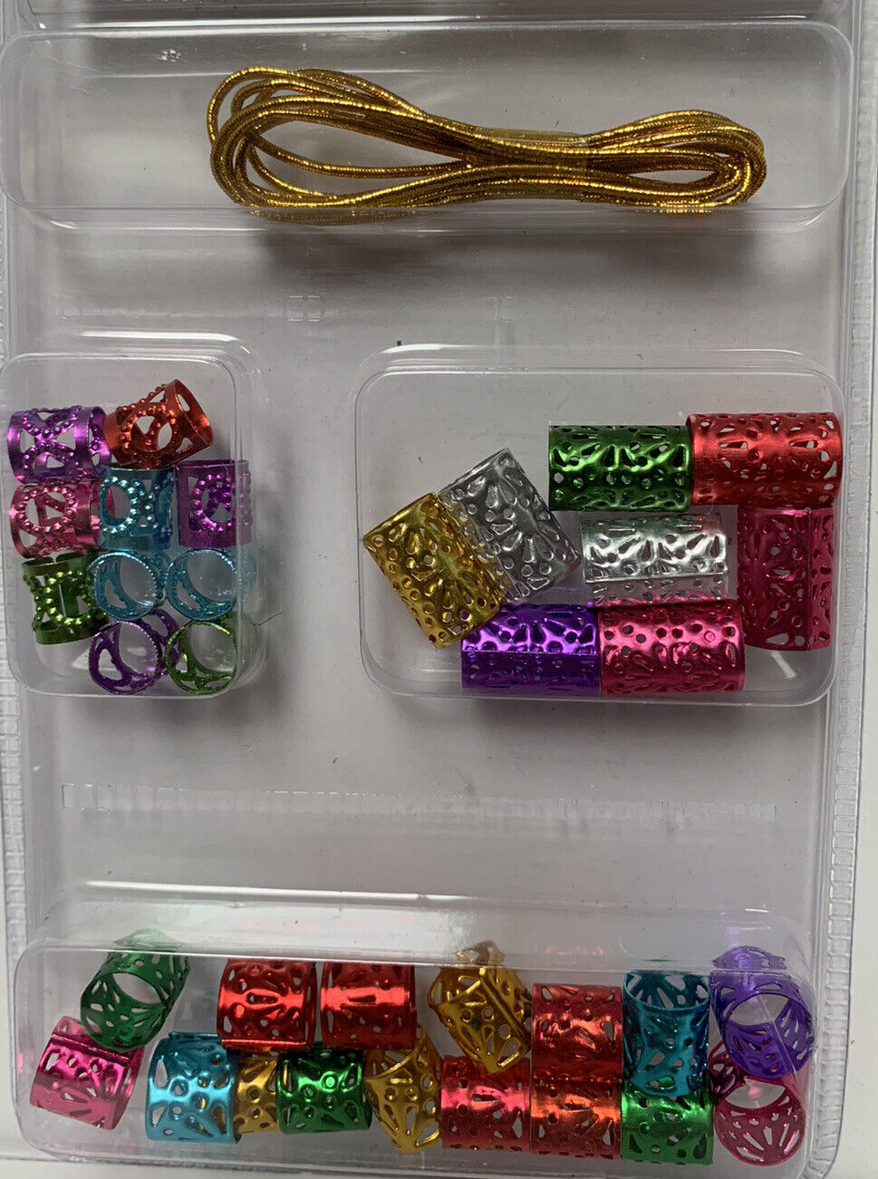 Haarringe Dreadlocks Haar Flechten Bunt