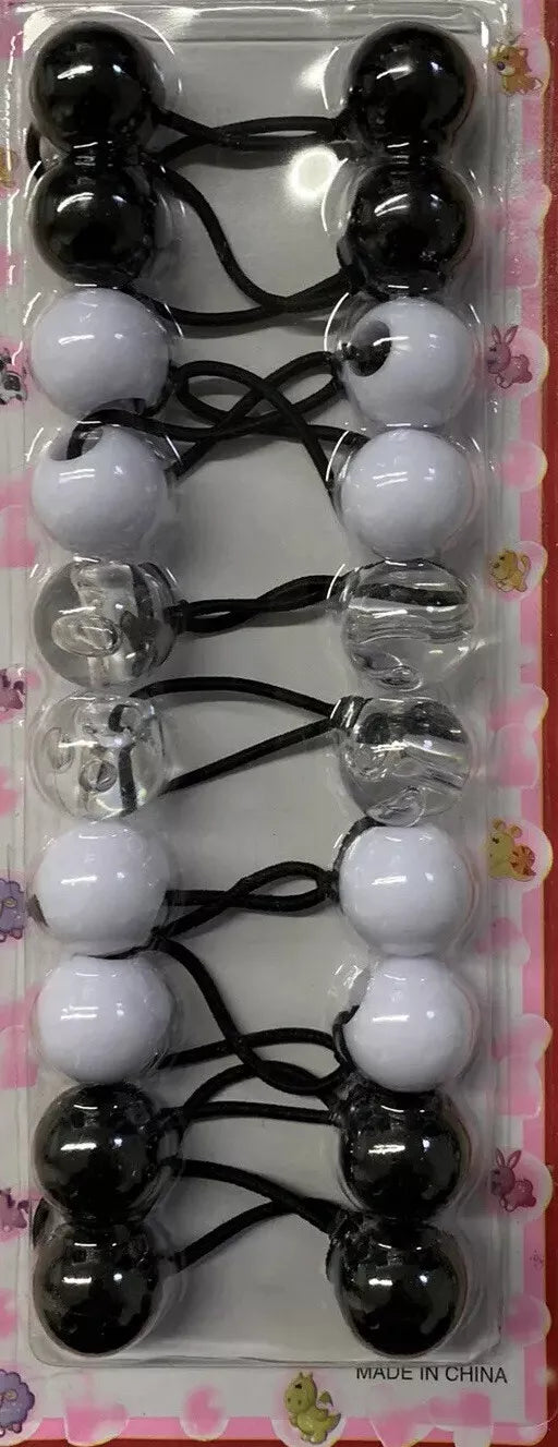 Haargummibände Zwillingsperlen-Ponytailer kinder