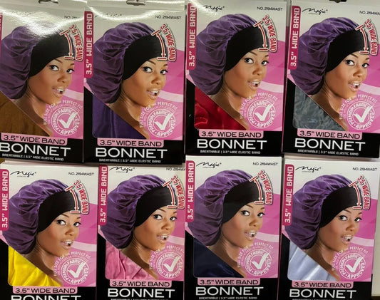 Damen Schlaf kappe Bonnet Breitband Magic
