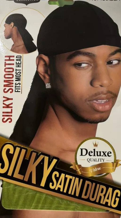 Durag Silky Satin Bandana kopftuch Deluxe Qualtty