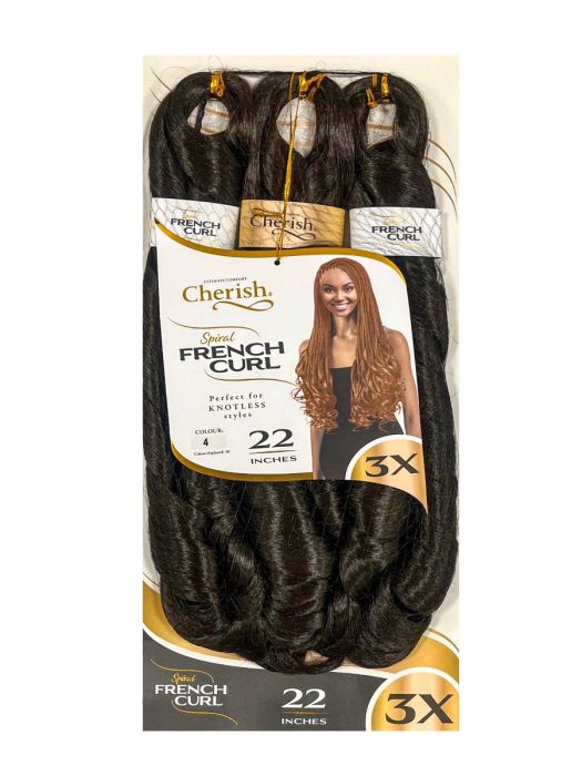 Cherish Bulk - Spiral French Curl 22"