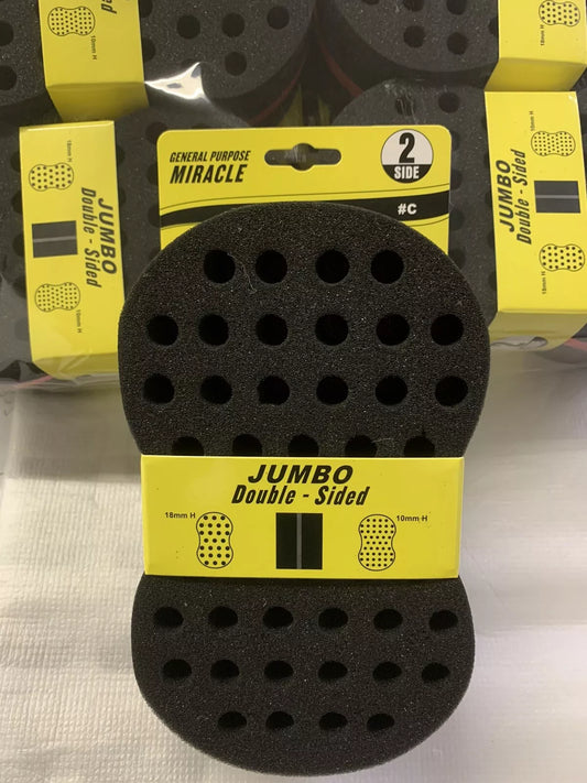 Afro Twist sponge Haarbürste Schwamm Doppelseitige