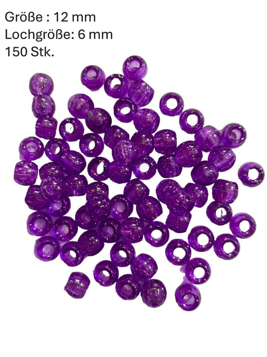 Haarperlen Pony Lila