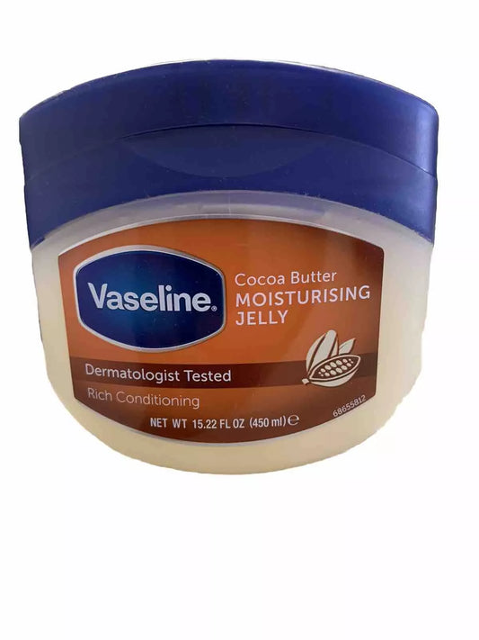 Vaseline Cocoa Butter Moisturising Jelly 450ml.