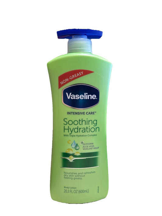 Vaseline Body Lotion Soothing Hydration 600ml.