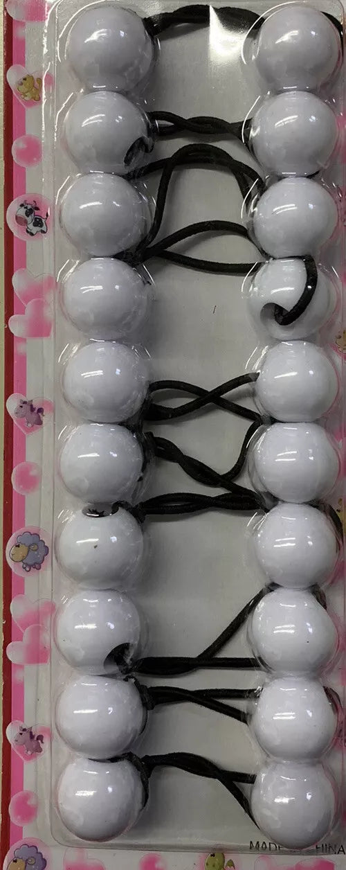 Haargummibände Zwillingsperlen-Ponytailer kinder