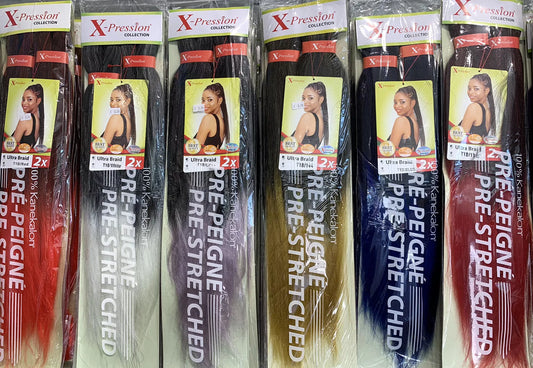 X-pression 2x Braid Pre-Stretched Ultra Braid